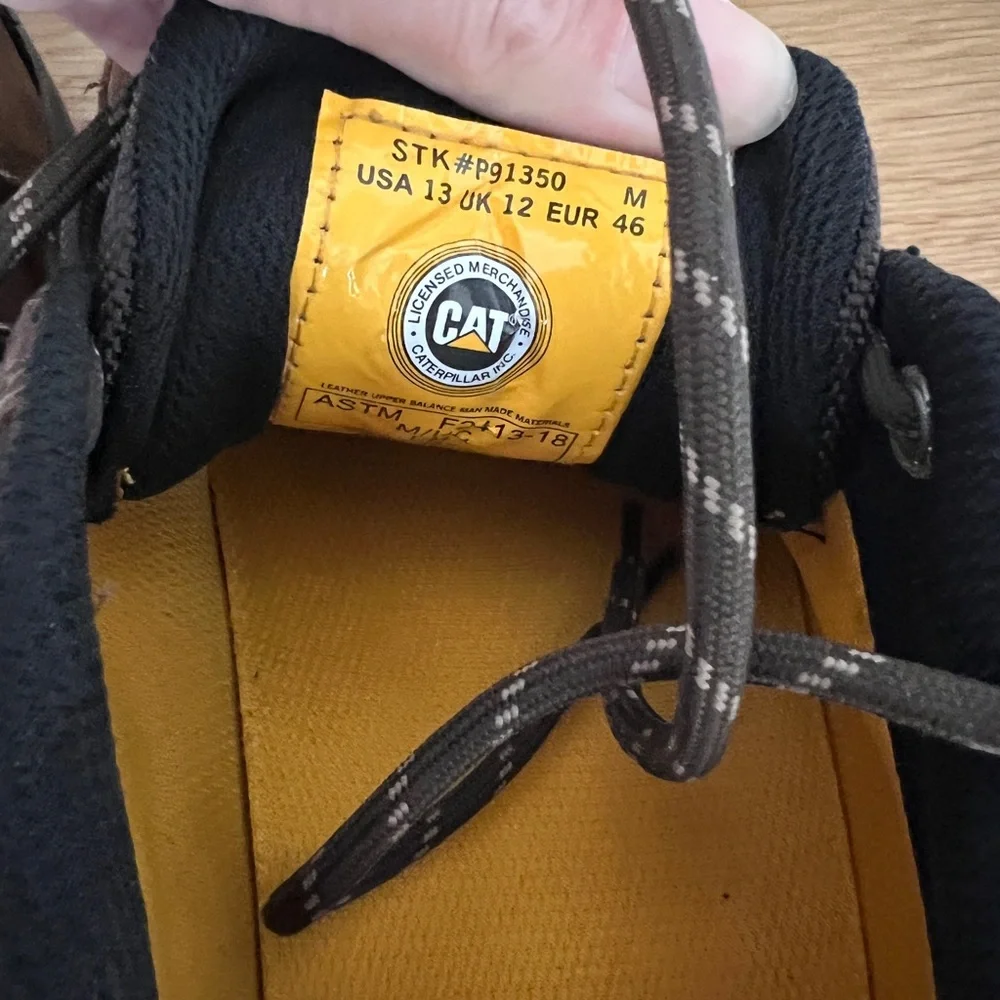 Caterpillar Men's Streamline 2.0 Brown Leather Work Shoes - Picture 6 of 7